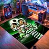 Celtic Football Club Tappeto per Soggiorno Camera da Letto Casa Decorazione Divano, Tappetino Antiscivolo per Giochi Bambini