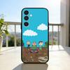 S-Sassy cartoon C-Clarences Phone Case For Samsung  A73,72,71,A52,51,40,41,A22,A32,31,A13, Soft Black Shell