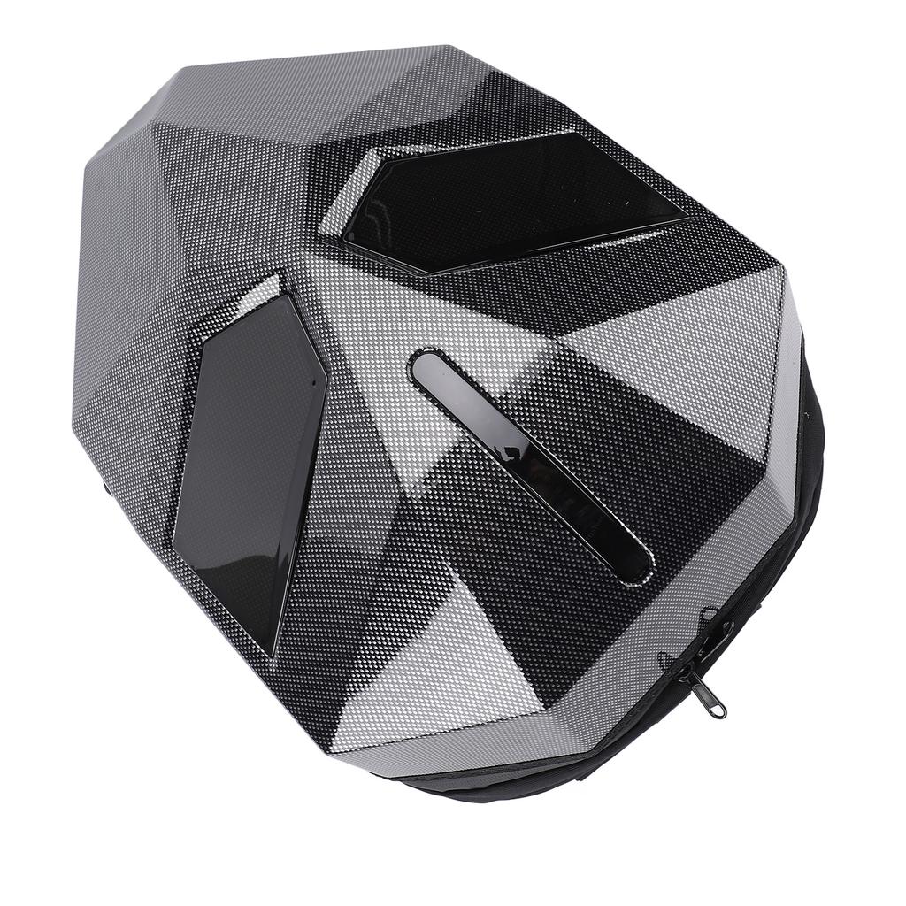 LED-Motorradrucksack 60 x 48 Pixel Programmierbar Regendicht LED Hartschale Fahrrucksack für Radfahren