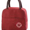 Insulated Large Capacity Bento Lunch Bag - Thick Oxford Cloth with Aluminum Foil Lining