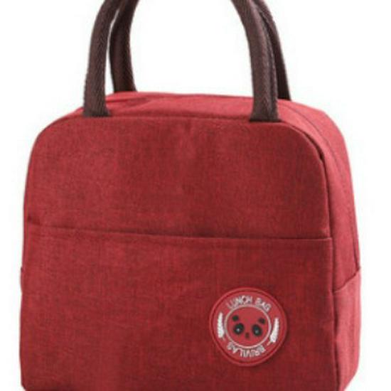 Insulated Large Capacity Bento Lunch Bag - Thick Oxford Cloth with Aluminum Foil Lining