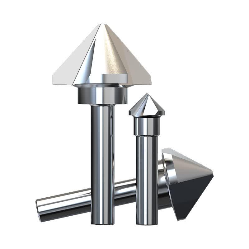 Huhao 90° Three-Flute Countersink Deburring Drill Bit