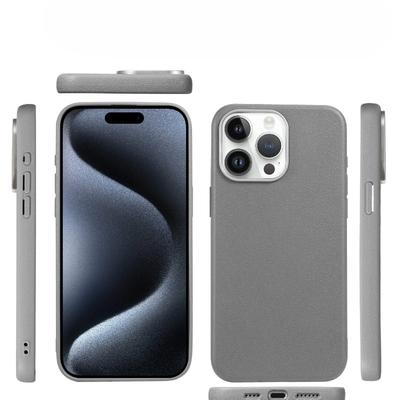 Luxury PU Leather Case for iPhone 16 Pro Max, Premium Textured Shockproof Protective Cover with Metal Camera Frame