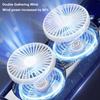 Portable Air Conditioner LED Night Lights Evaporative Air Cooler Small Cooling Fan for Room Bedroom Office Desk