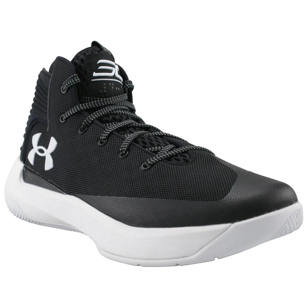 Under Armour Curry 3Zer0 Black Men Sneakers White 1298308-001