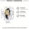 2pcs/set Square Couple's Watch PU Leather Strap Quartz Movement | Gifts for Men or Women | Valentine's Day Gifts