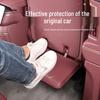 Nio ES8 Rear Seat Kick Mats - Second Row Leather Backrest Protectors for Car Interior Decoration.
