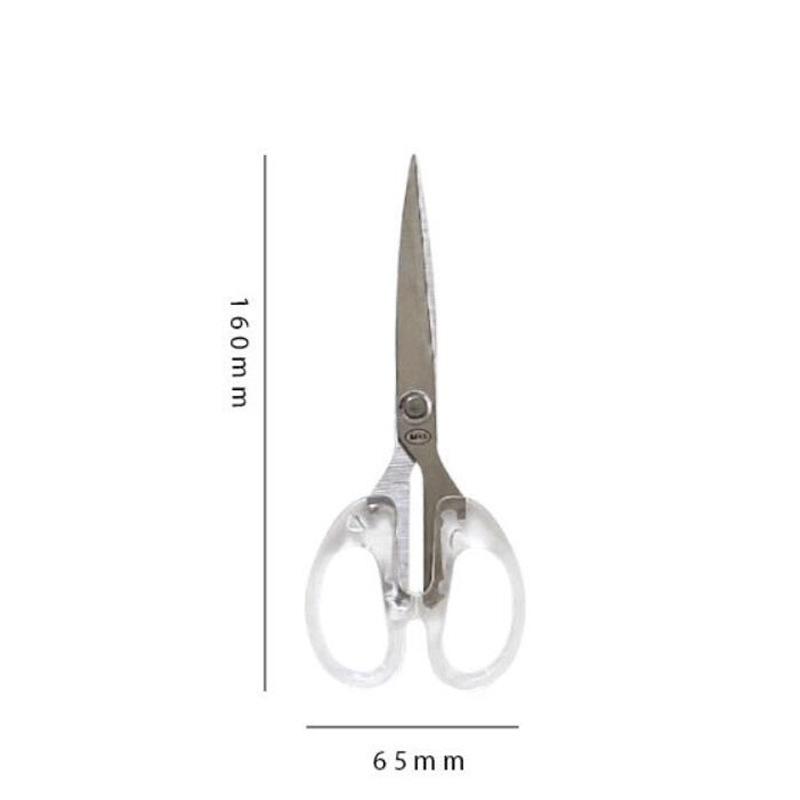 

Simplicity Transparent Handle Stationery Scissors Home Furnishing for Fine Art Soft Decor Journal Cutting Tools Office Supplies
