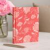 Cotton Notebook 20x15 Cm 96 Pages Pink Floral
