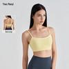 Kitten Ear Strappy Back Sports Bra Yoga Top - Women's Fitness Tank