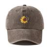 Adjustable Denim Cotton Baseball Hat With Sunshade And Windproof Features For Men Women