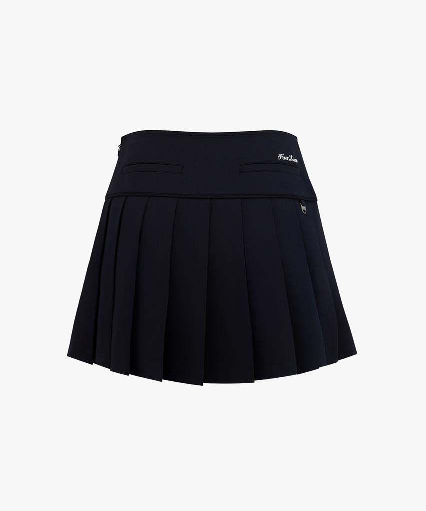 FAIRLIAR GOLF Fl Performance Pleated Skirt (Black)