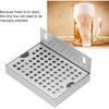 Beer Drip Trays, Stainless Steel Wall Mounted Drip Tray for Homebrew Kegging Draft Beer Metal Beer Tower Drip Pan for Restaurants, Kitchens, and Bars