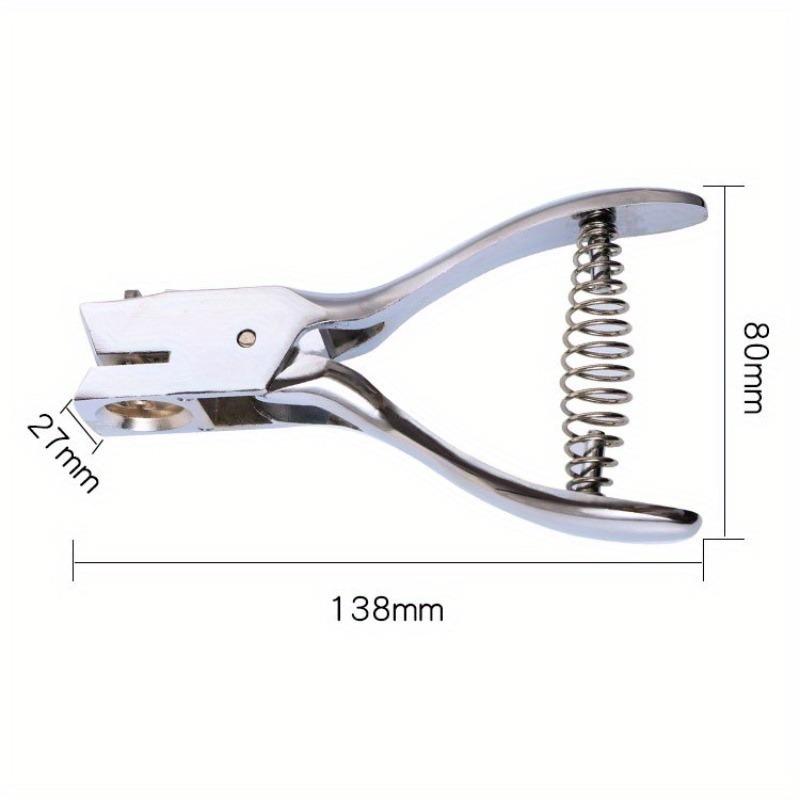 Fromthenon Badge ID Card Hole Puncher Oval Slot Punch Paper Cutter Planner Scrapbooking Tool Office Stationery Supplies