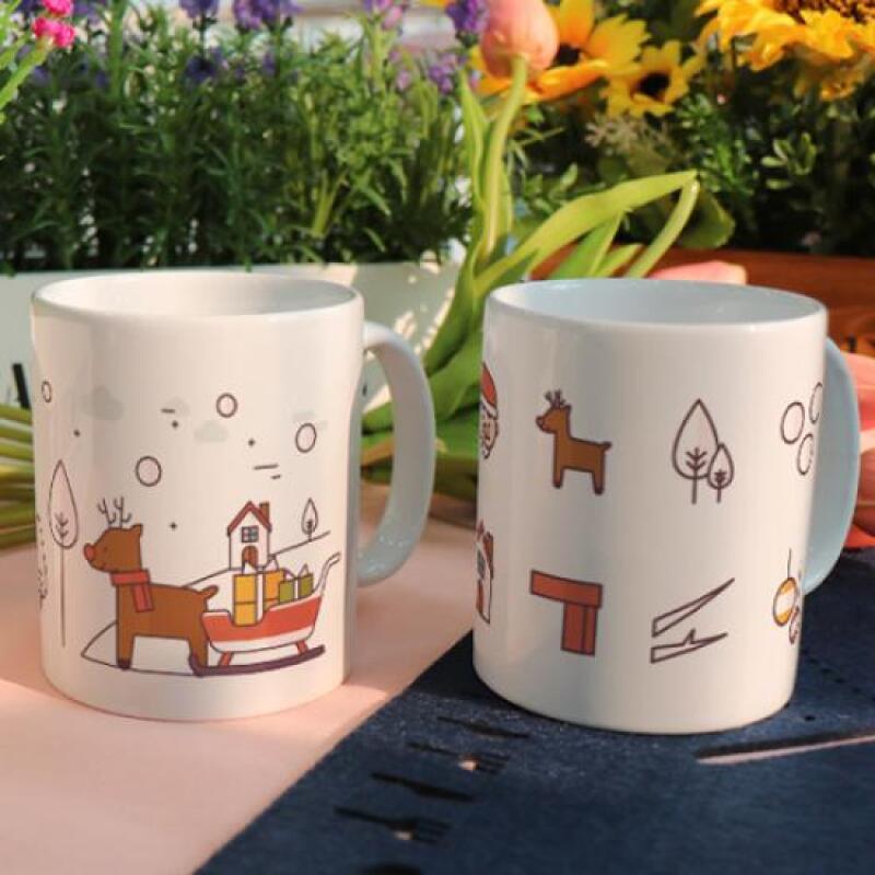ir600-Design Mug 2p-Rudolph the Red-Nosed Reindeer