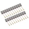20PCS Carbon Brushes For Motor Angle Grinder Tool 45mm Spare Parts Useful