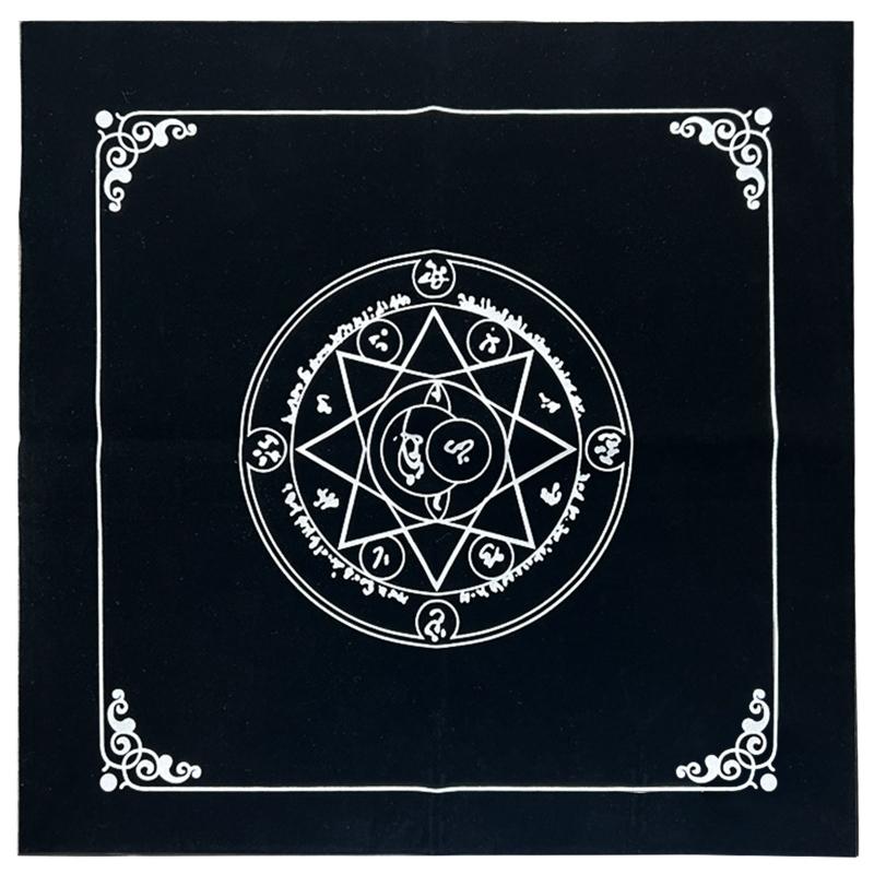 Square Flannel Tarot Altar Cloth Card Board Game Astrology for Oracle Card Pad Table Cover Card Mat Divination Tableclot