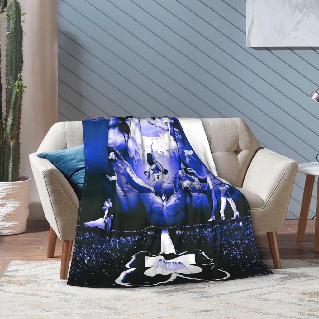 Aitanaed Singer Alpha Album Blanket Warm Cozy Fluffy  Throw Blankets for Bed 50x60 Inch Multiple Sizes Bedding Throws