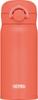 Thermos Láhev na vodu Vakuově izolovaný Mobilní hrnek 350ml Korálově oranžová JNR-353 C-OR