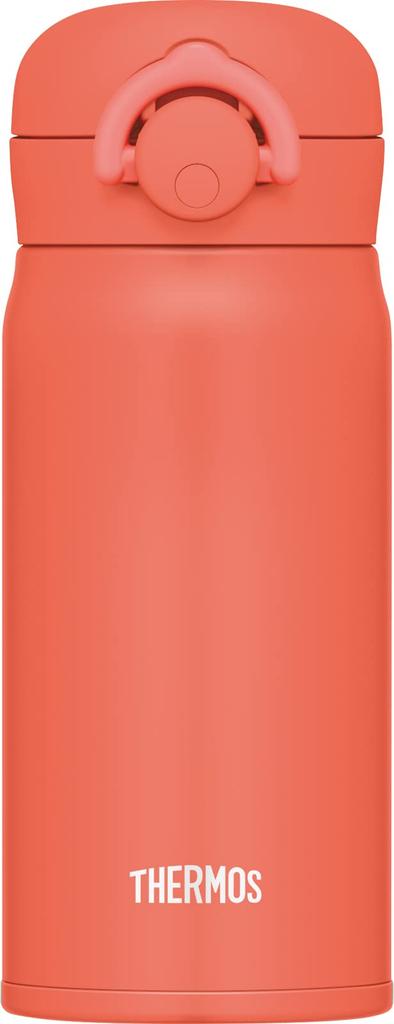 Thermos Láhev na vodu Vakuově izolovaný Mobilní hrnek 350ml Korálově oranžová JNR-353 C-OR