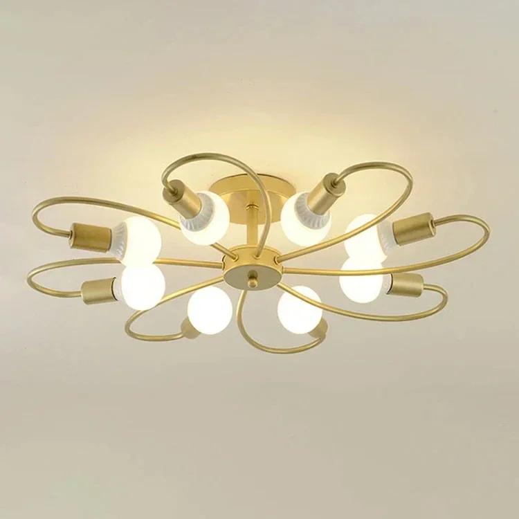Nordic Minimalist Style LED Chandelier Bedroom Chandelier Living Room Lighting Home Chandelier Room Decoration Lighting Fixtures