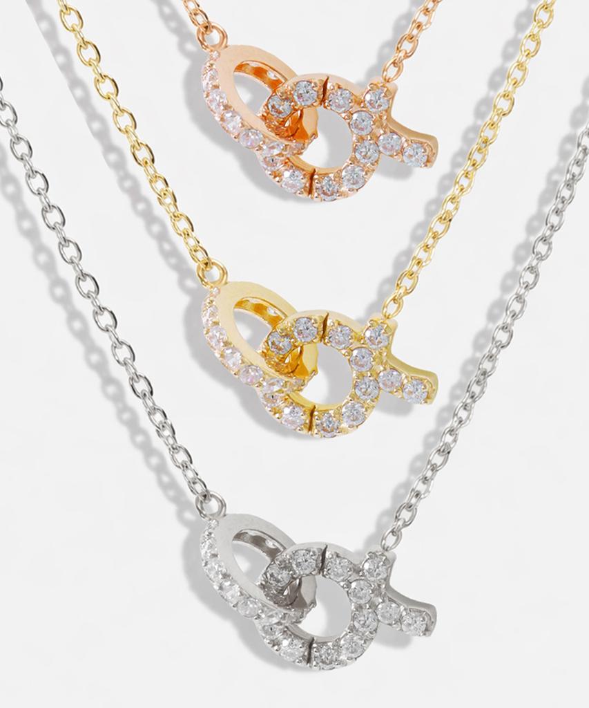 Loveenb [14K Gold] End(&) Link Necklace