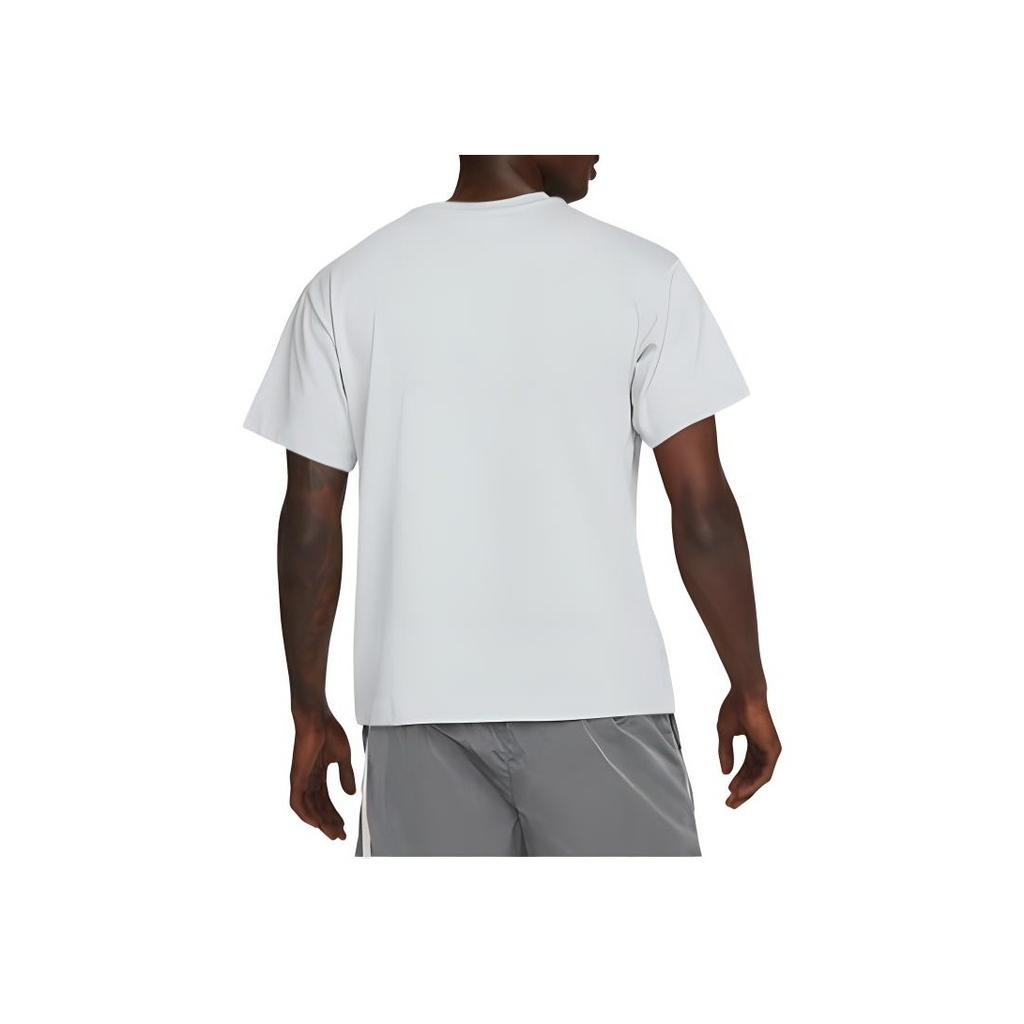Nike Sportswear Logo Graphic T-Shirt Men Tops Misty-Grey DM6586-063