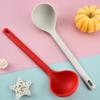Korean Style Silicone Soup Ladle, High Heat Resistant Non-Stick Large Cooking Spoon