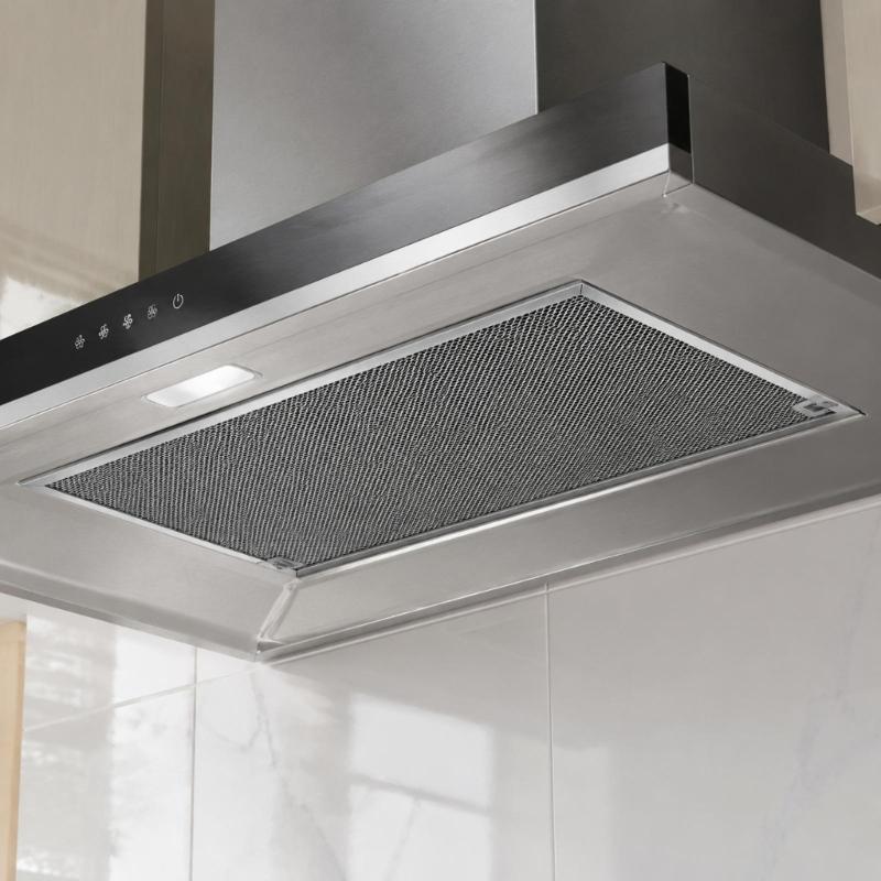 Washable Metal Range Hood Grease Filter 2-Pack with Dense Screen Construction and Tool-Free Removal for Regular Kitchen Range Hood Upkeep