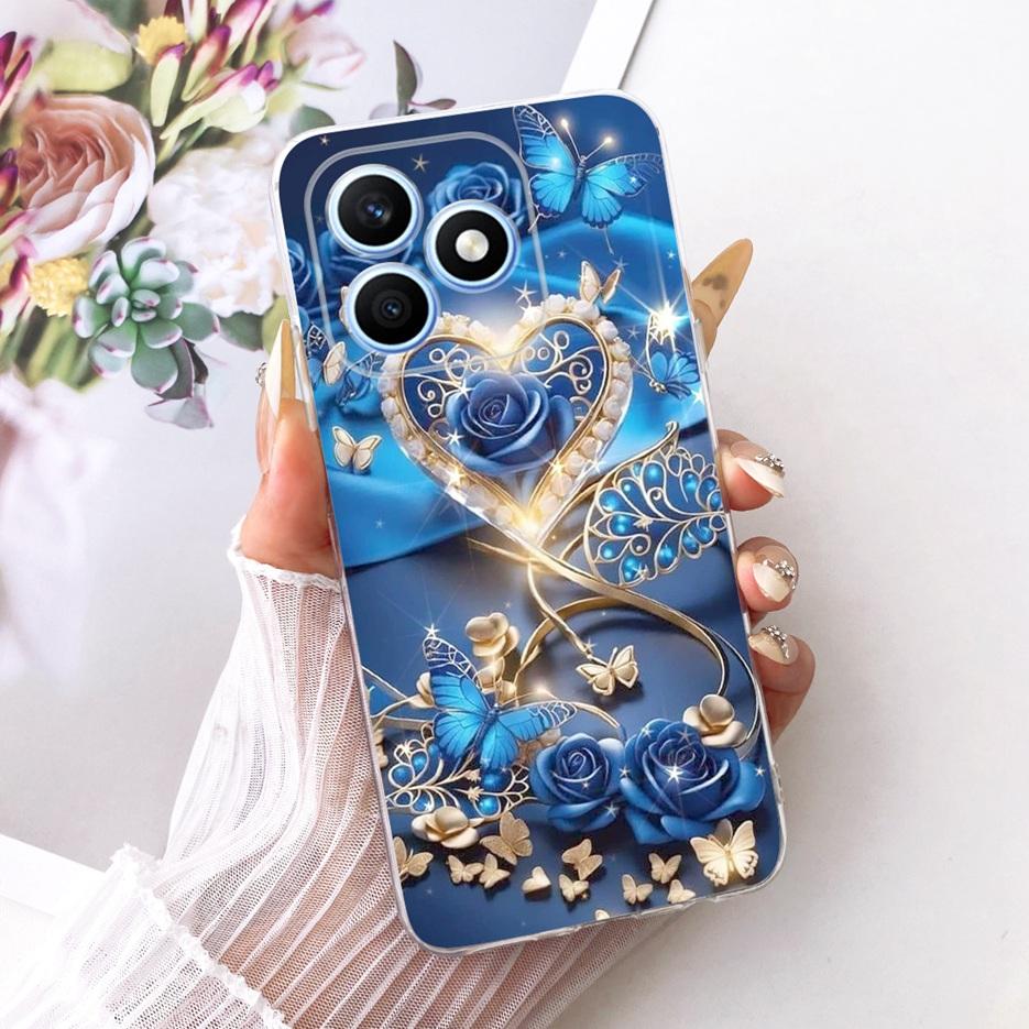 For Honor X8d 4G Case Cool Fashion Painted Cover 6.77'' Soft Silicone Phone Case For Honor X8d X 8d HonorX8d 4G Back Cover Coque