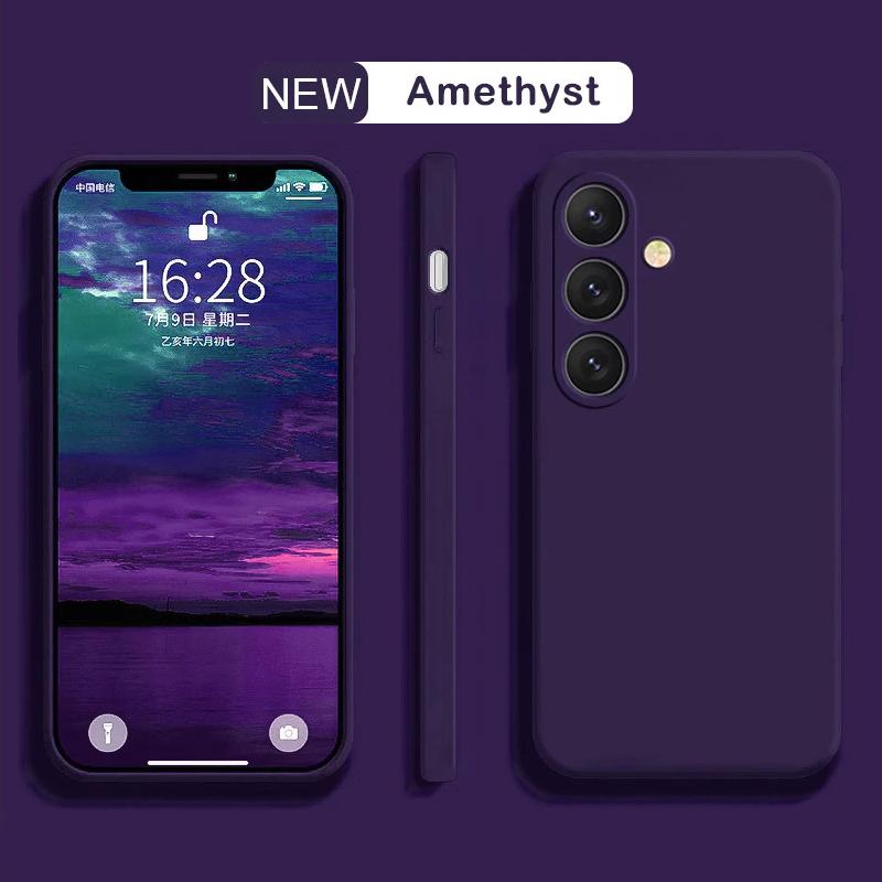 S25 S24 S23 Ultra Case Soft Liquid Silicone Phone Case For Samsung Galaxy S25 S24 S23 S22 Ultra Plus S23Ultra S24Ultra Cases