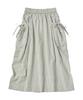 Comoni Nose W Side Pocket Skirt [Ivory]