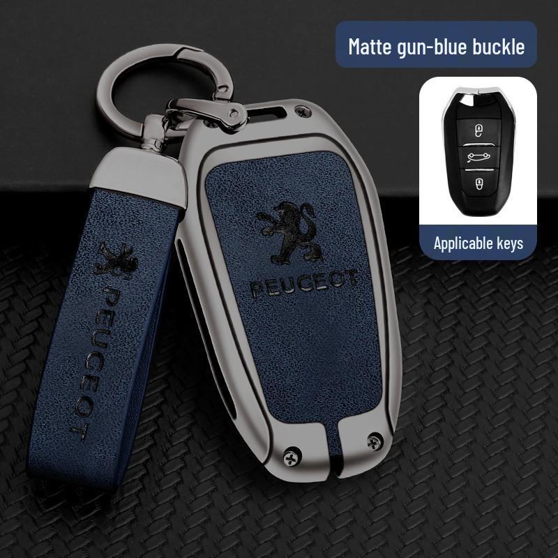Dongfeng Peugeot 408/308/3008 Key Case - Metal, Anti-Lost Design