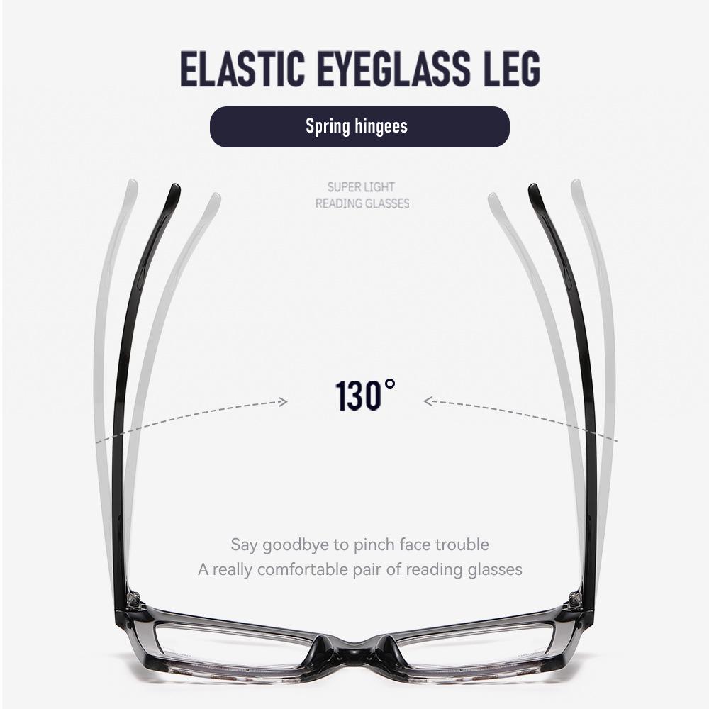Photochromic Anti-Blue Light Women's Large Frame Reading Glasses - European & American Design
