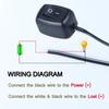 Automotive Toggle Switches Paste Type For Fog Lights Drive Lights With 60/100/200cm Cable 12V Operation