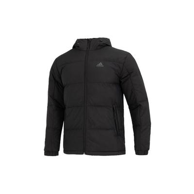 Cb Down Jacket Uzun Kollu Kapşonlu Günlük Spor Erkek Dış Giyim Siyah HN2094