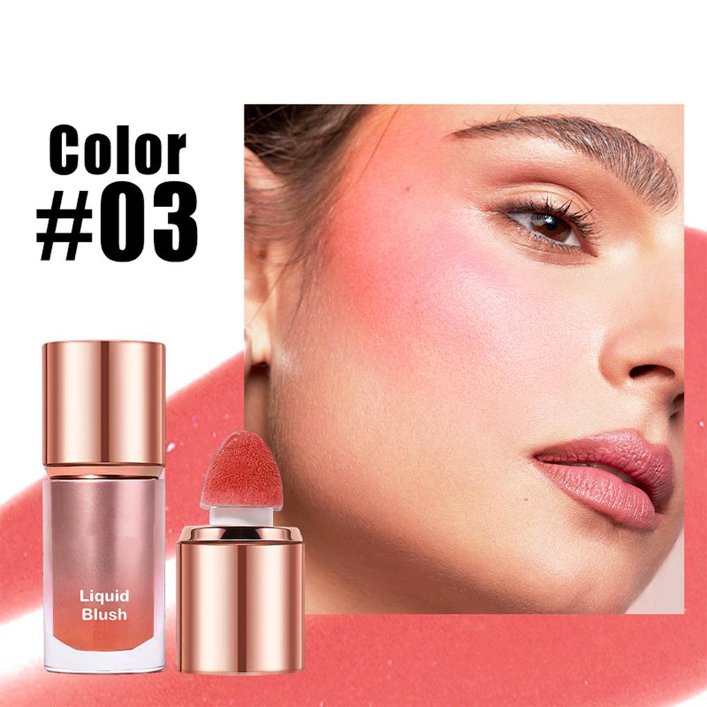 3Pcs Matte Multi-use Liquid Blusher for Women – Lightweight, Long-lasting Color for Cheeks & Makeup