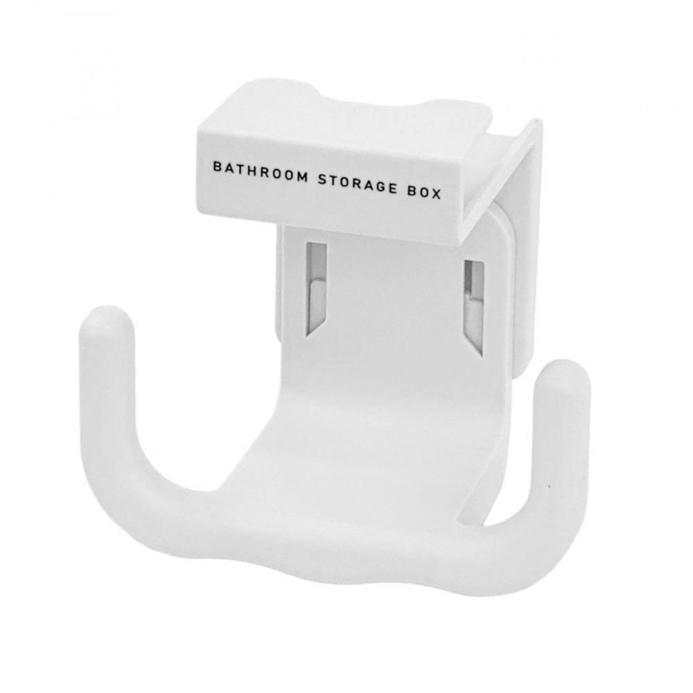 Wall Mounted Tissue Holder U-Shaped Facial Towel Organizer Multifunctional Tissue Rack A-White