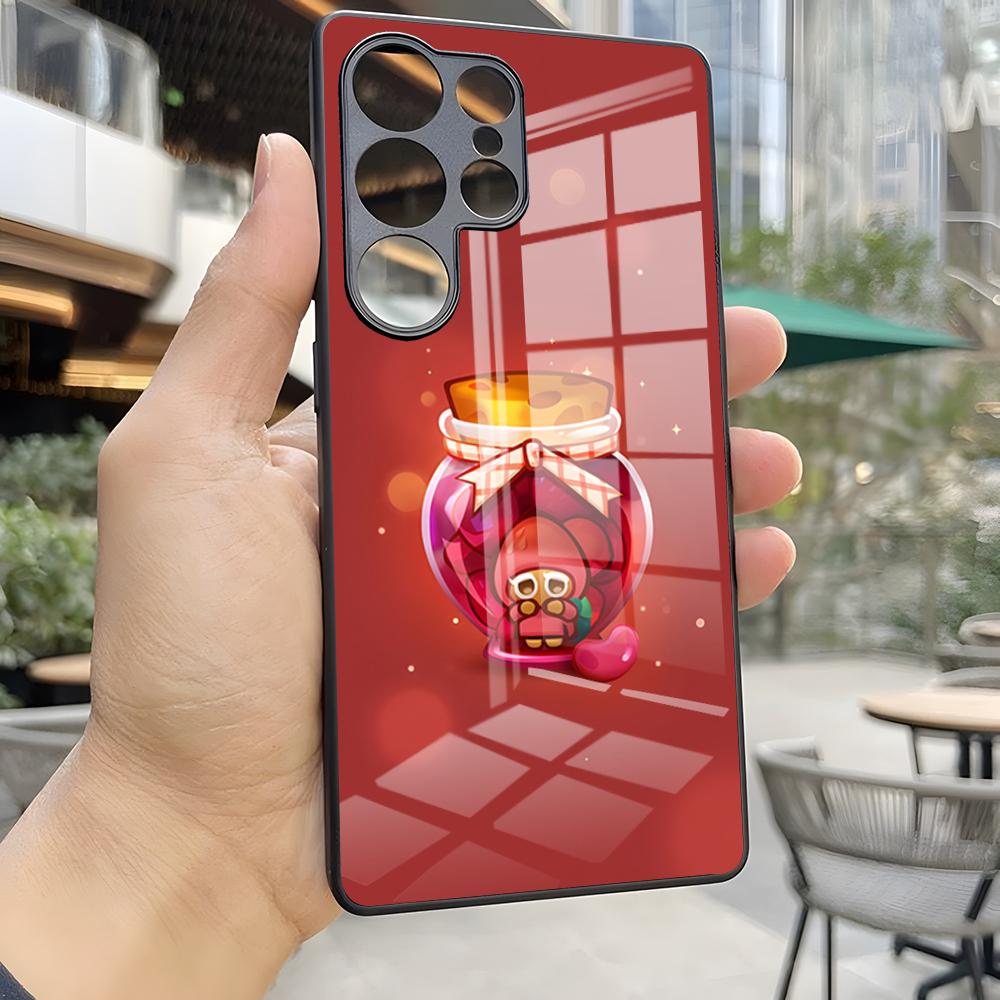 C-Cookie Run K-KingdomS Phone Case For S25 Ultra Samsung S26 S24 Fe S22 S20 S23 21 Plus A54 A34 A53 A16 Glass Cover