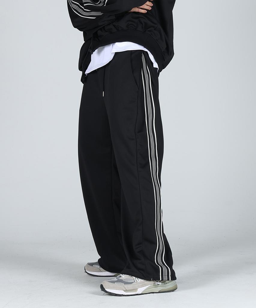 Hueo Sideline Pintuck Track Wide Pants 2 Colors