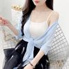 Korean Style Loose Chiffon Cardigan: Elegant Long Sleeve Summer Sun Protection
