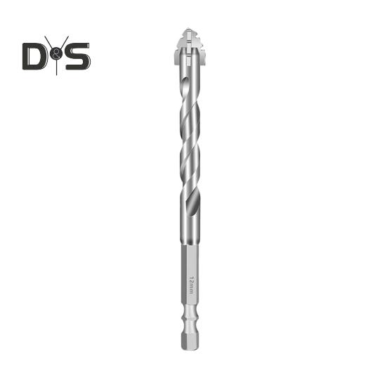 1/4Pcs Drill Bit Set High Hardness Rustproof Multifunctional Wear-Resistant Four-Flute Sawtooth Eccentric Drill Bits