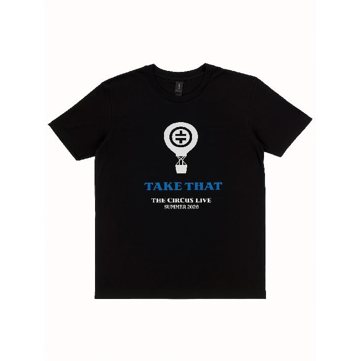Take That Circus Tour T-Shirt - Official Merchandise with Iconic Logo Print, Retro Iconic Logo Tee Suitable for Concerts, Themed Parties & Casual S чёрный