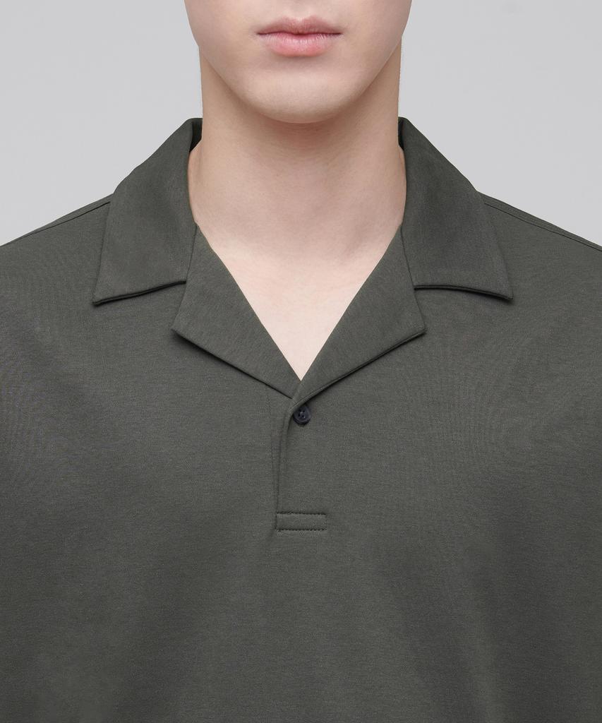 MUSINSA STANDARD Open Collar Polo Shirt [Dusty Khaki]