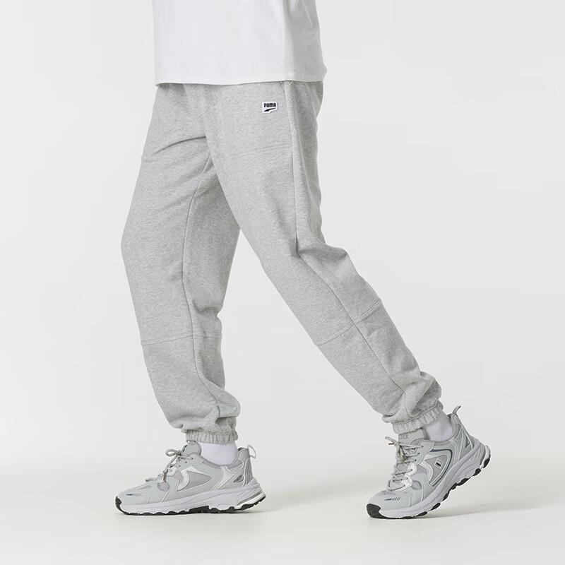 Puma Comfortable Breathable Fashion Casual Pants Unisex Bottoms Gray 629305-04