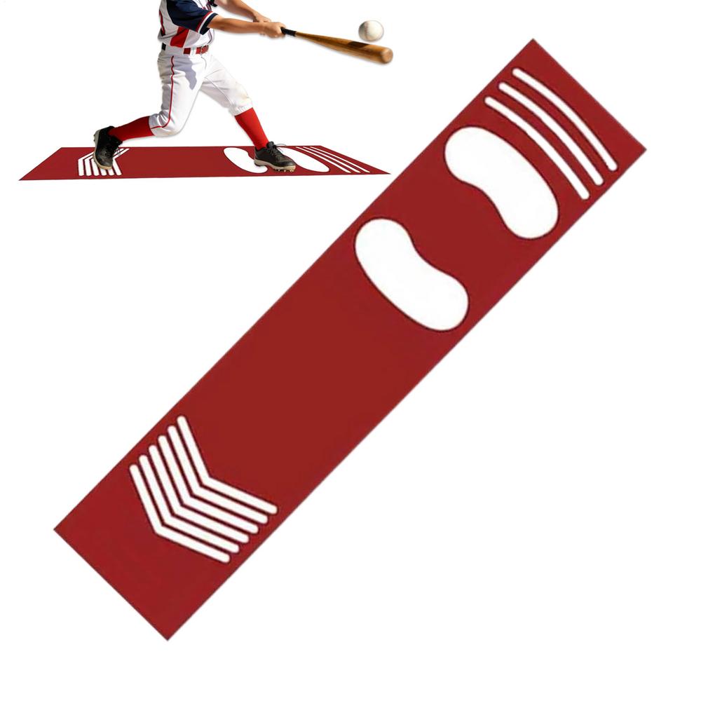 Batting Mat Softball Hitting Training Pad Beginner Baseball Pitching Mat For Youth Beginners School Indoor Outdoor Sports Gym