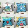 BBugcat Capoo Pillow Case For Car Sofa Decorative Home Doublesided Print Plush Square Throw Pillow Cushion Cover