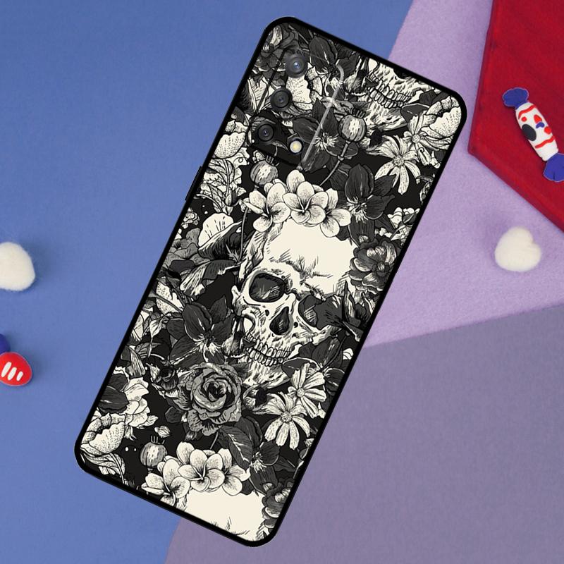

Gothic Floral Skull Case For Oppo A78 A18 A38 A74 A94 A54 A58 A98 A80 A60 A40 A96 A76 A16 A15 A17 A57 A5 A6 Pro OPPO A16