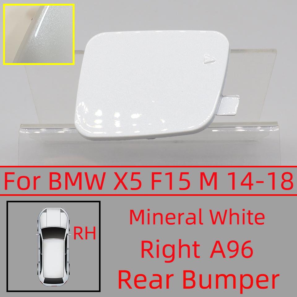 For BMW X5 F15 M 2014-2018 Specific Front & Rear Bumper Towing Hook Cover - Durable Hauling Shell Cap #51118060131 51128062757