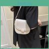Trendy Street Style Saddle Bag For Women Sleek And Modern Pu Leather Handbag